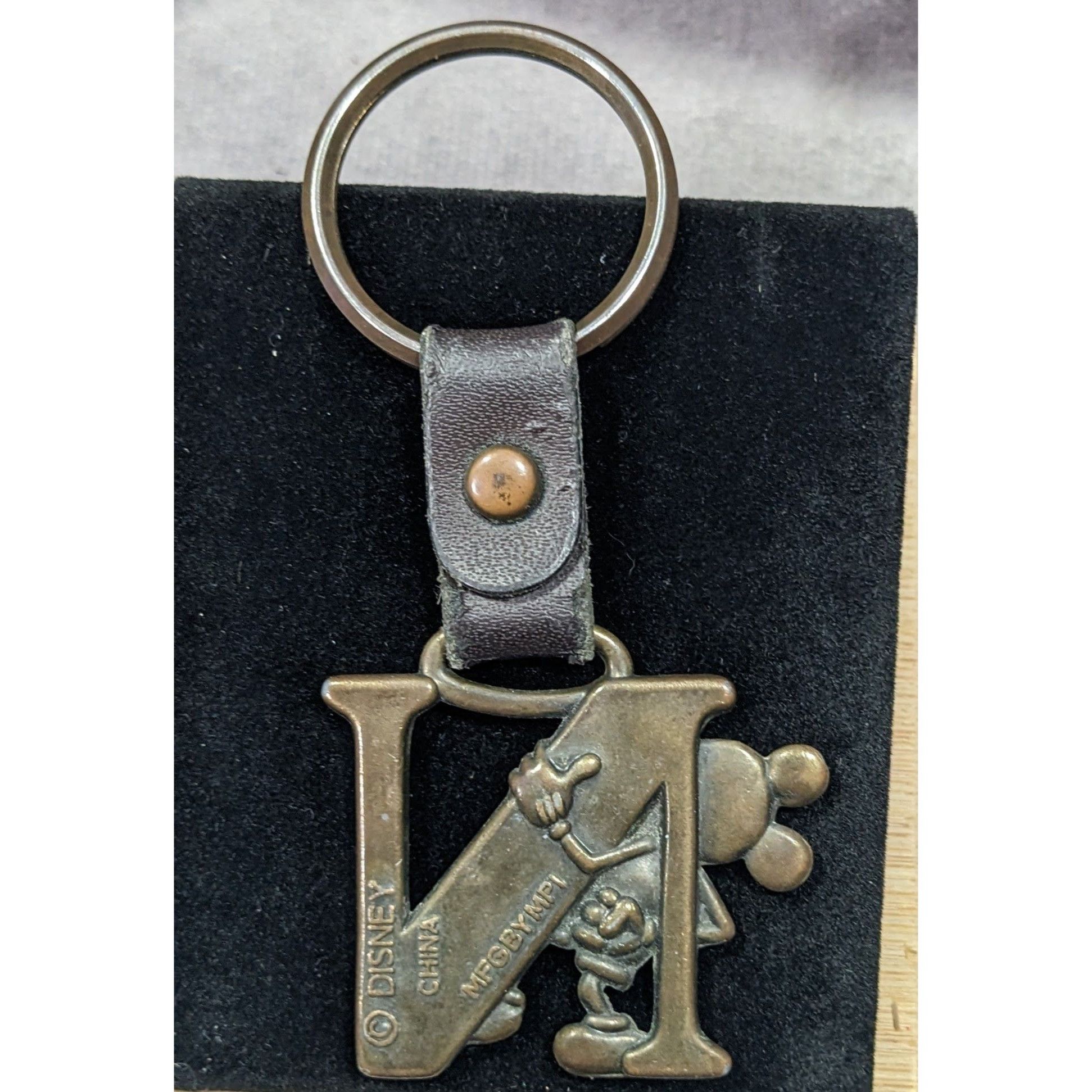 Disney Rustic Disney Mickey Letter N Initial Keychain Size ONE SIZE - 4 Thumbnail
