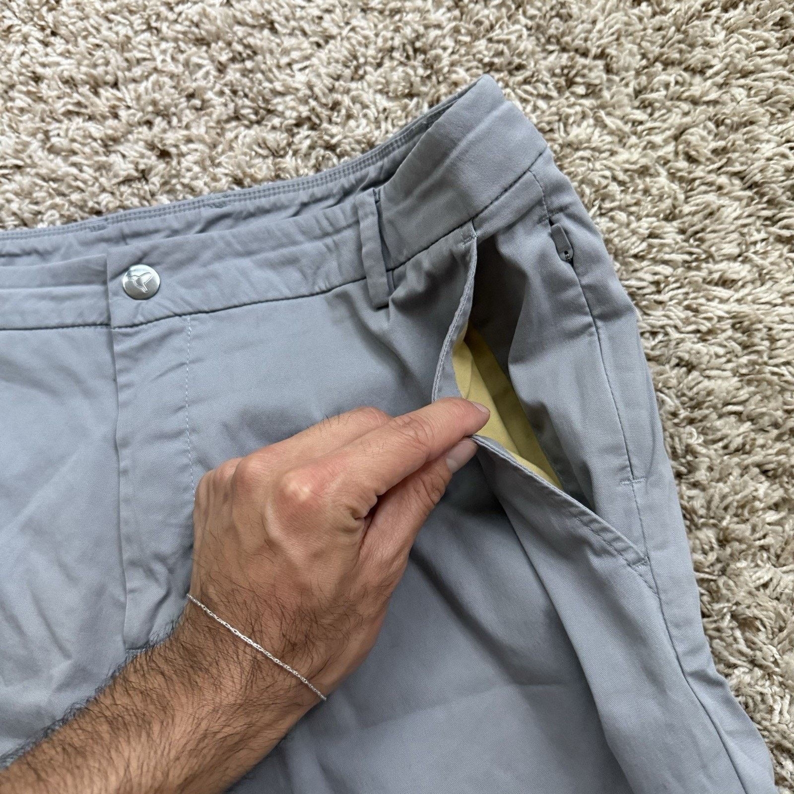 Other Birddogs Boom For Your Boom Stick Pants 34x30 Grey Golf Size US 34 / EU 50 - 2 Thumbnail