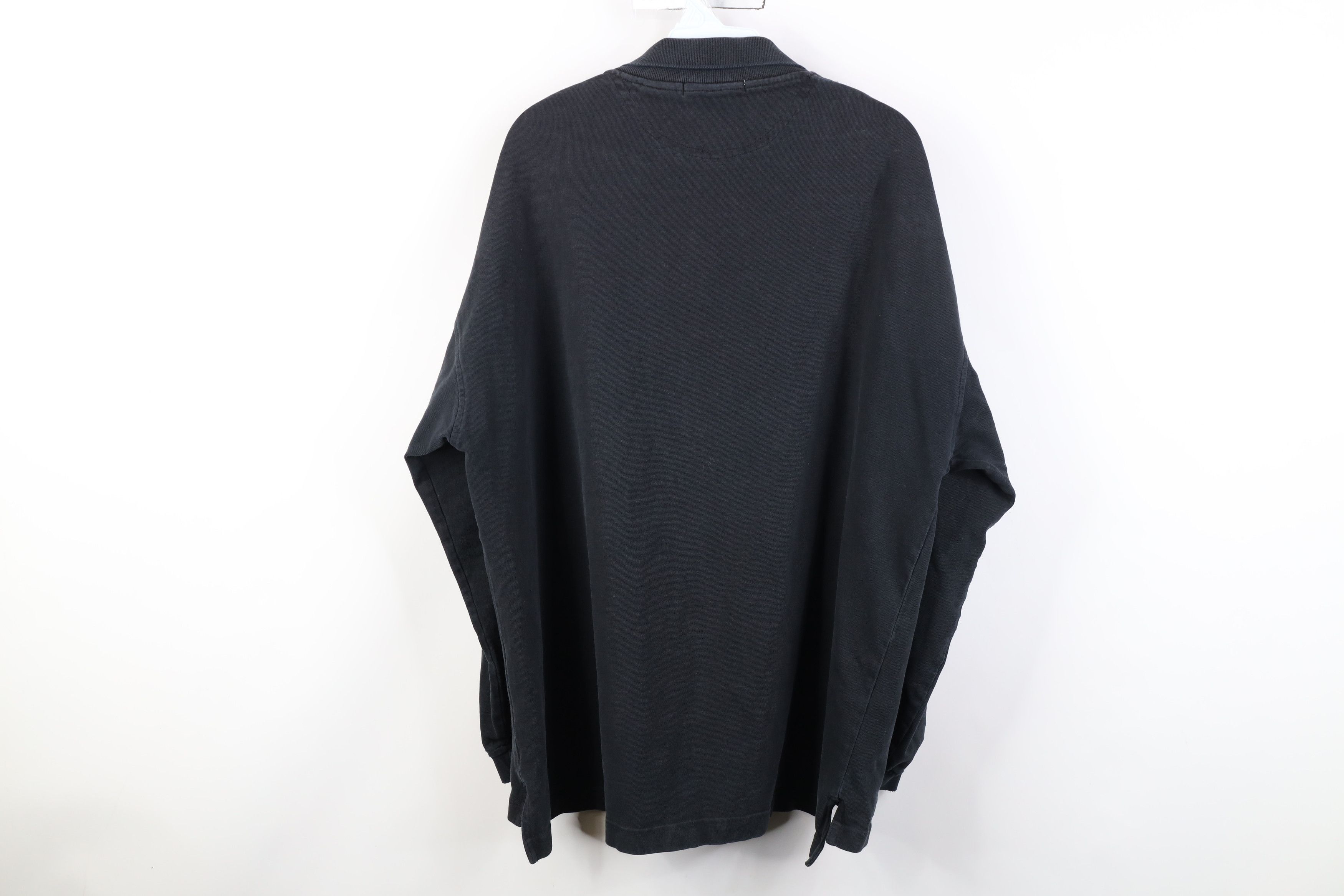 Vintage Vintage 90s Streetwear Ribbed Knit Long Sleeve Rugby Polo Size US XL / EU 56 / 4 - 12 Thumbnail