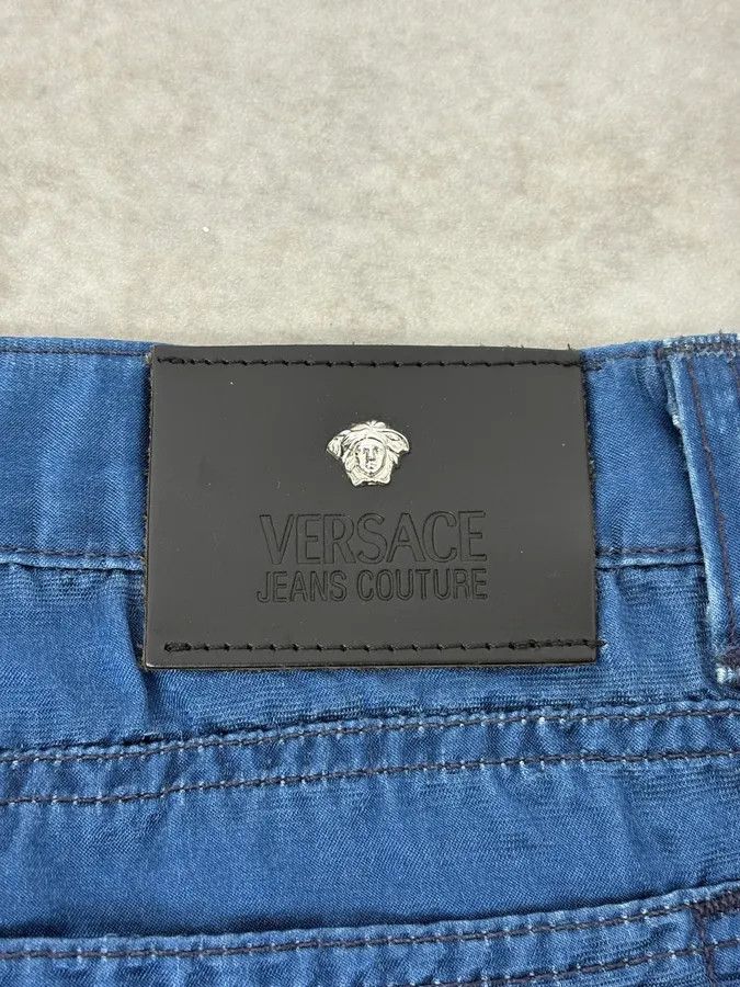 Versace 2000s Versace Royal Blue Faded Pants Size 25" / US 0 / IT 36 - 12 Thumbnail