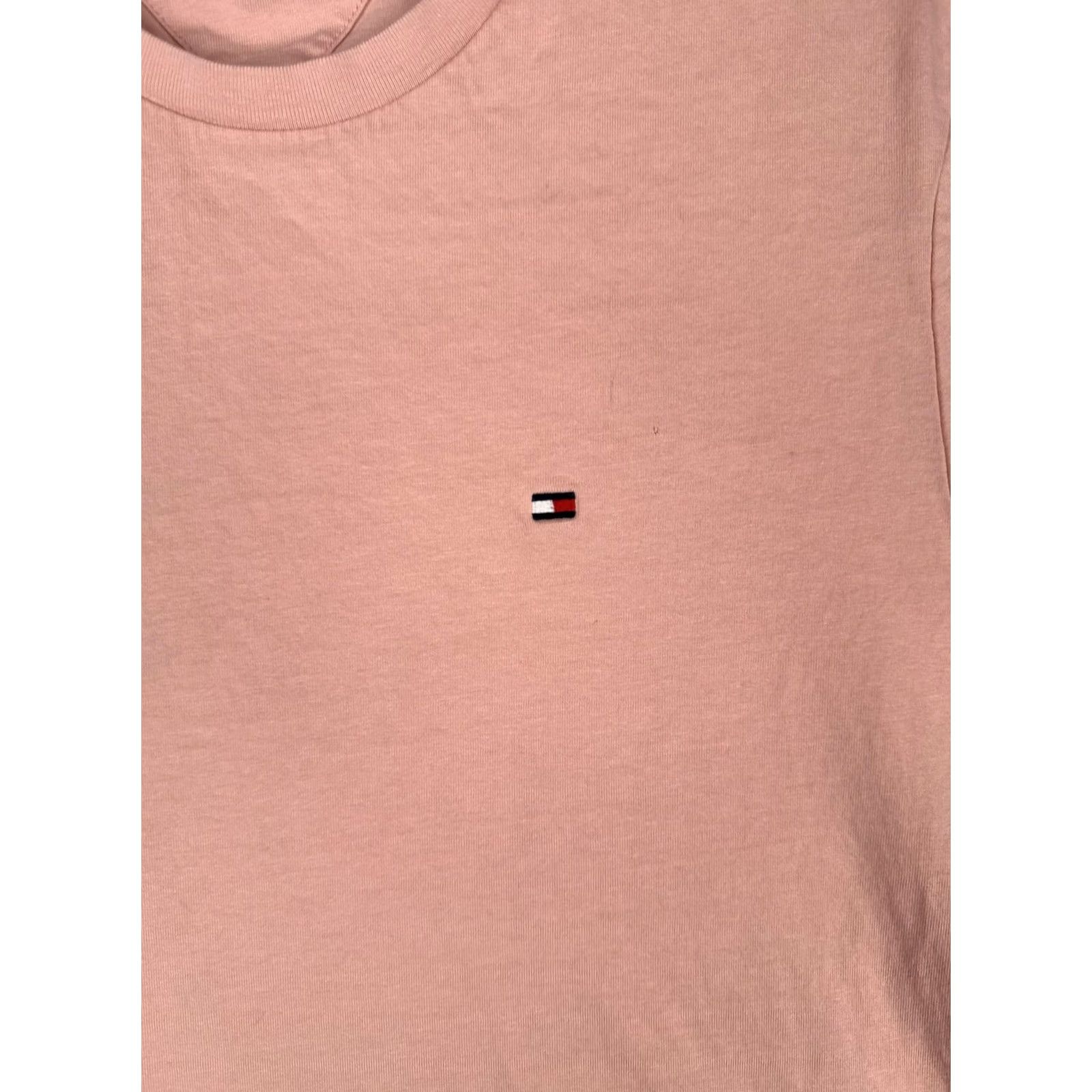 Tommy Hilfiger Tommy Hilfiger Shirt Mens Medium Pink Crew Neck Short Sleeve Logo Tagless Cotton Size US M / EU 48-50 / 2 - 6 Thumbnail