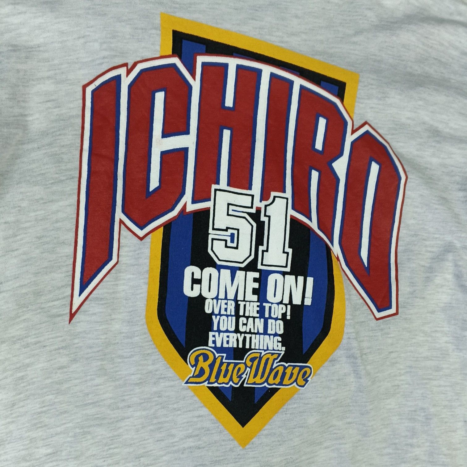 MLB Vintage MLB Ichiro 51 Suzuki Baseball Blue Wave T-Shirt Size US S / EU 44-46 / 1 - 6 Thumbnail