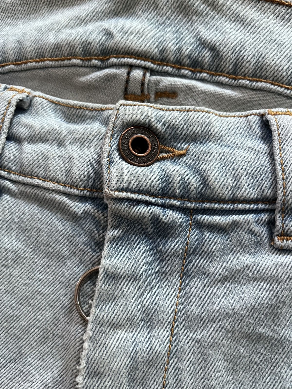 Off-White OFF WHITE VIRGIL ABLOH DISTRESSED DENIM Size US 31 - 9 Thumbnail