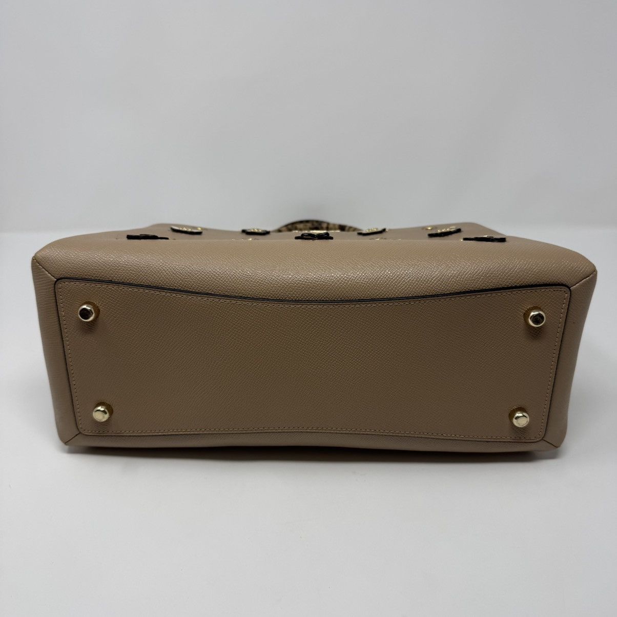 Coach Coach Lillie Carryall Daisy Applique Bag Snake Leather Size ONE SIZE - 24 Thumbnail
