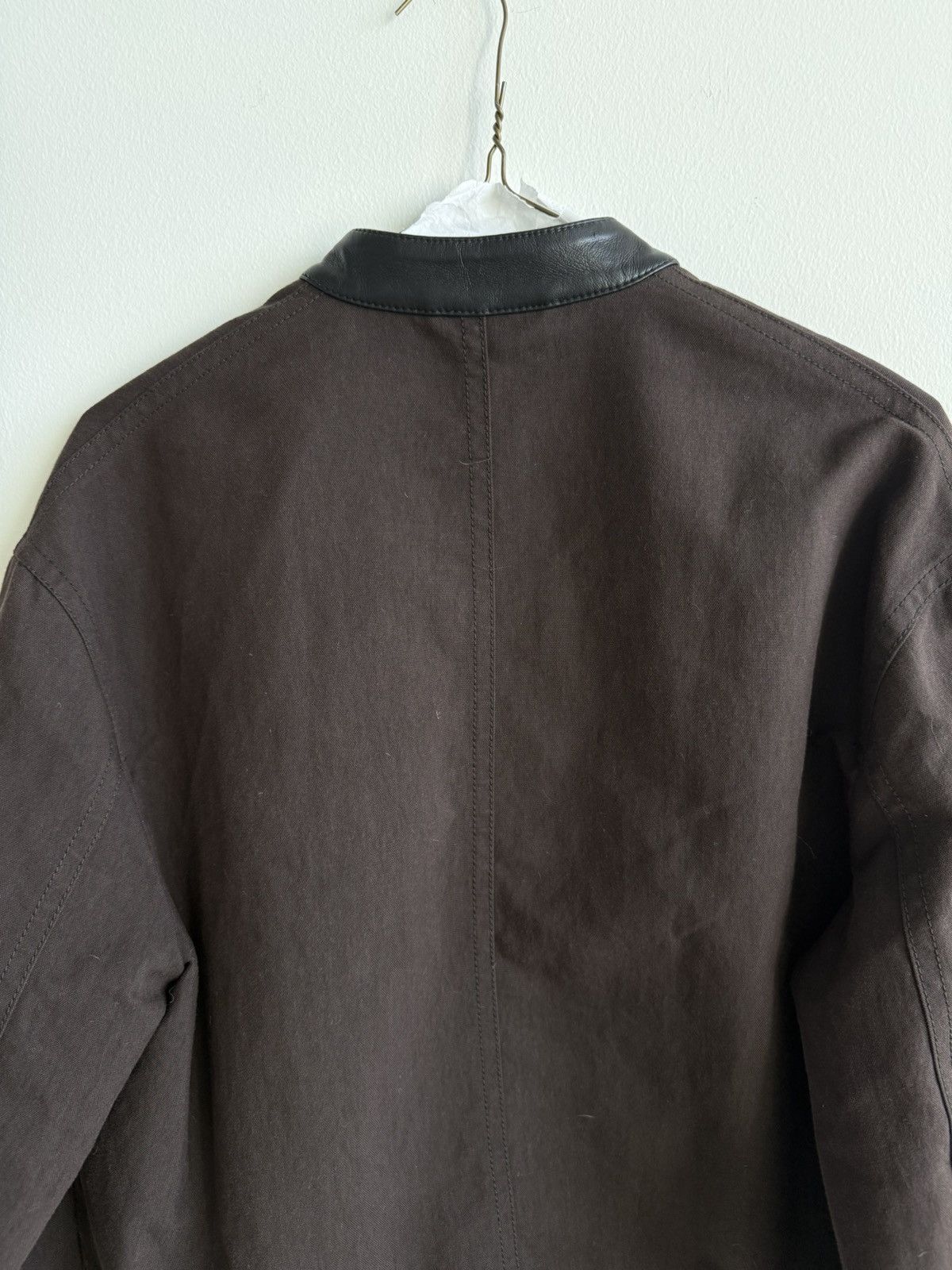 Nanushka Cropped Leather Collar Jacket Size US S / EU 44-46 / 1 - 6 Thumbnail