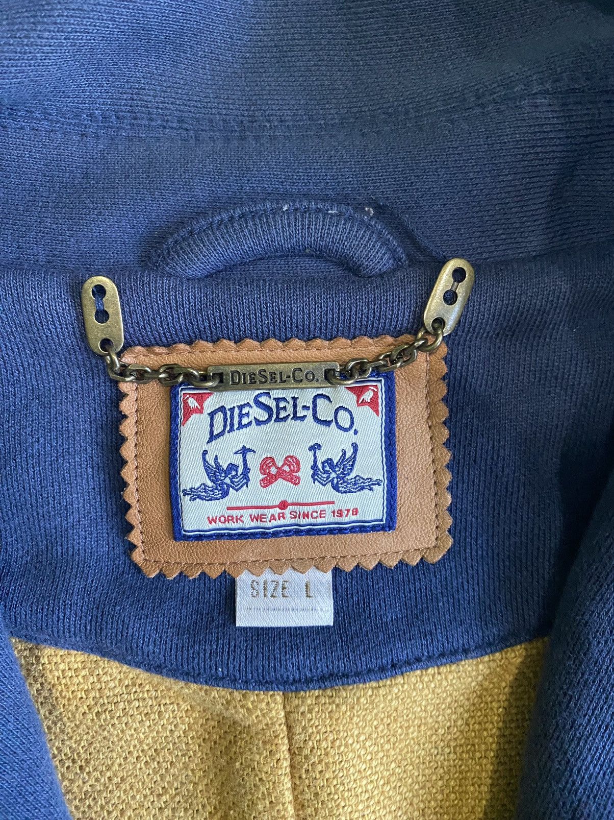 Diesel Vintage Diesel.co. Pullover Styles Cardigan Blue Jackets Size US L / EU 52-54 / 3 - 11 Thumbnail