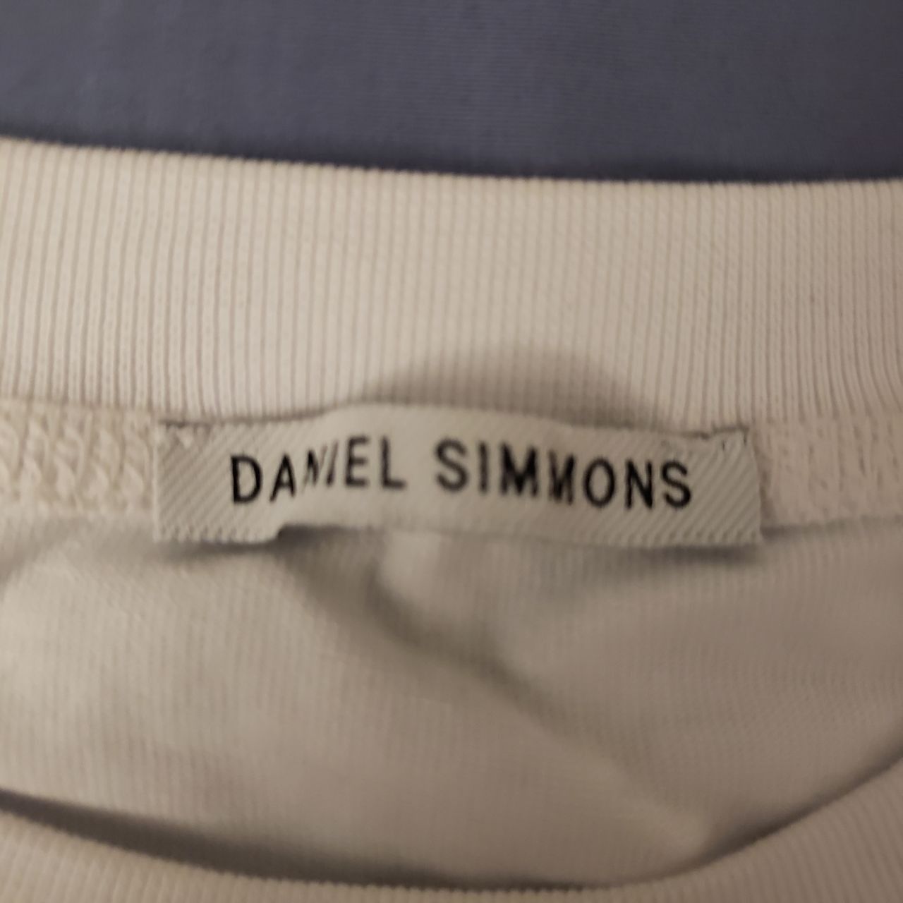 Daniel Simmons Box Fit T-shirt Cropped White Size US XXL / EU 58 / 5 - 2 Thumbnail
