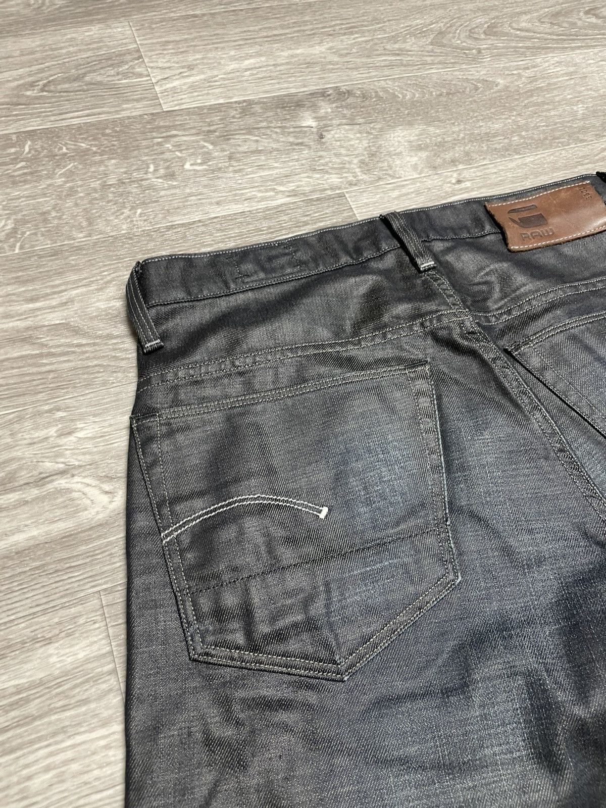 G-Star 32/32 Vintage G-Star Raw 3301 Straight Washed Denim Jeans Size US 32 / EU 48 - 22 Thumbnail