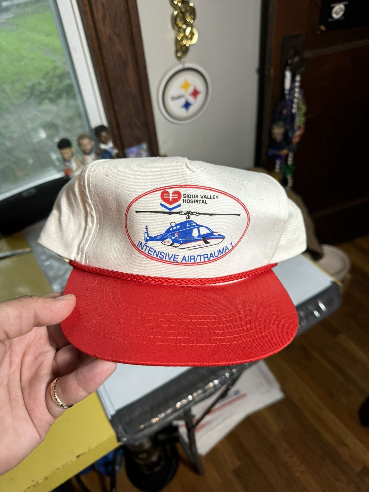 Vintage Vintage Trauma Helicopter Trucker Hat Size ONE SIZE - 2 Thumbnail