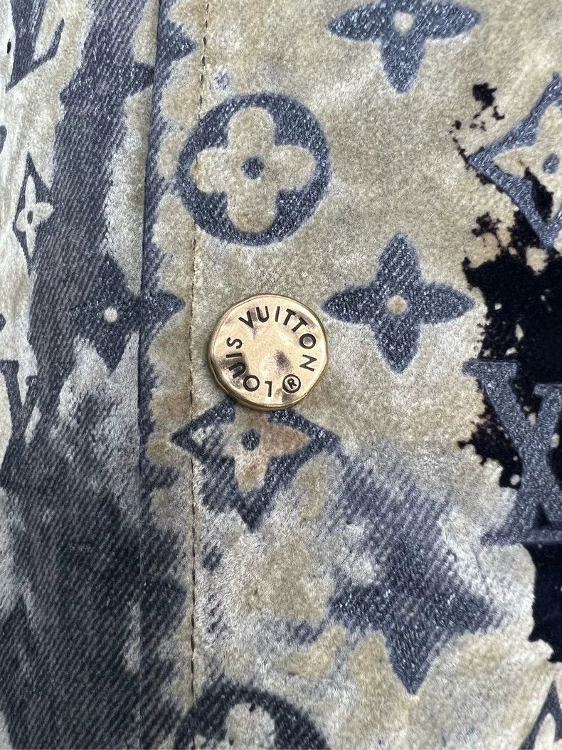 Louis Vuitton Louis Vuitton Fire Cloud Denim Jacket-2506 Size US XXL / EU 58 / 5 - 5 Thumbnail