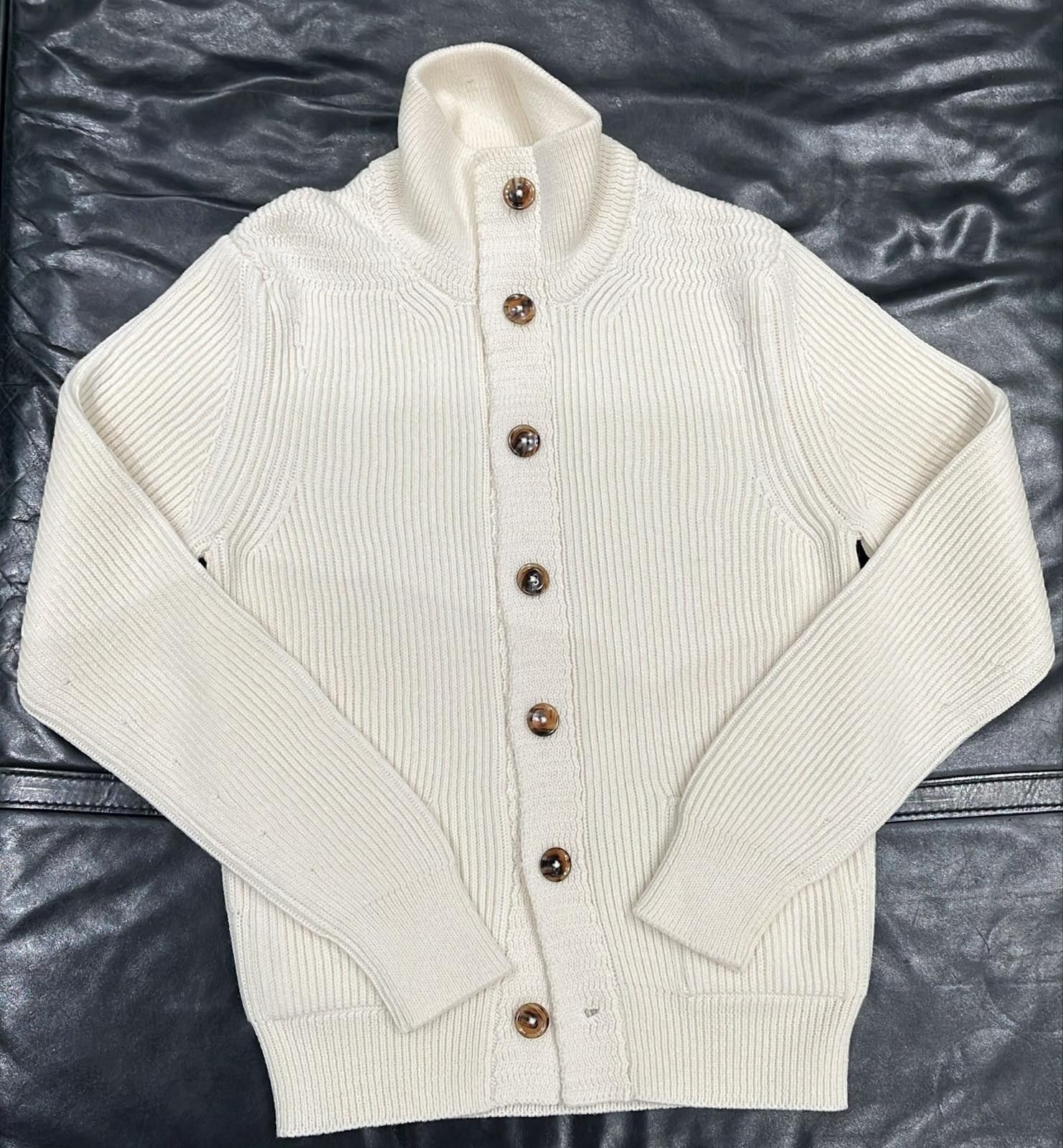 Tom Ford o1loc1c0825 TFK154 Cardigan in White Size US M / EU 48-50 / 2 - 1 Preview