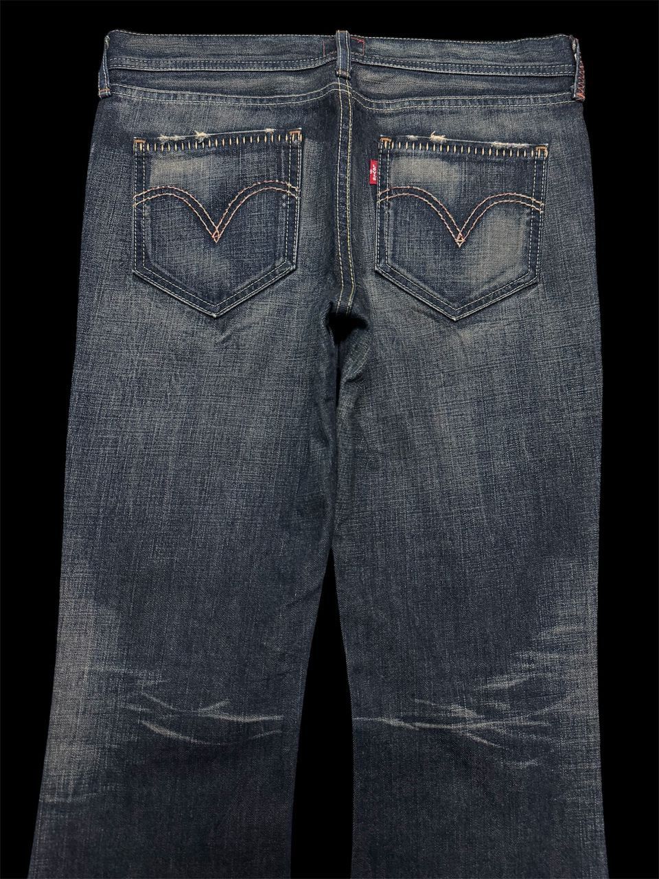 If Six Was Nine Bell Bottom💥90s Levi’s RedLoop Sick Whisker Rusty Bootcut Size US 30 / EU 46 - 14 Thumbnail