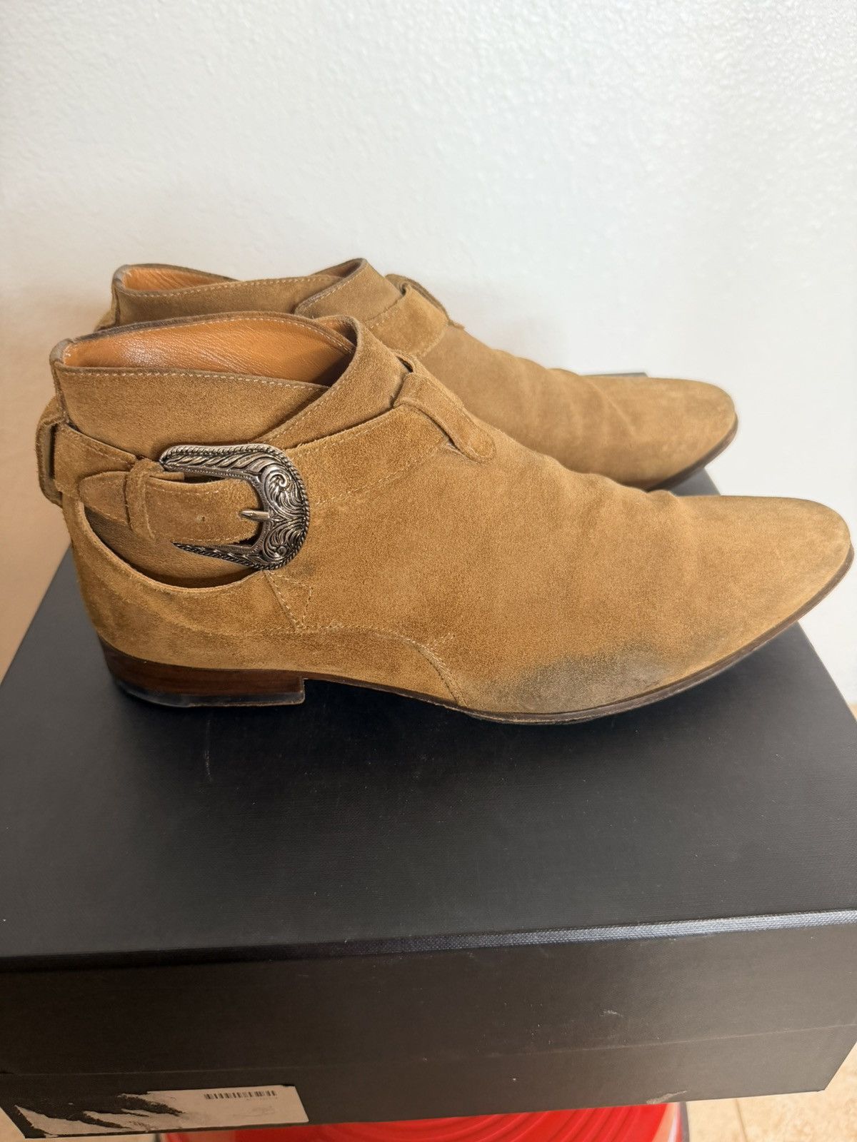 Saint Laurent Paris Saint Laurent Western Buckle Jodhpur Boots size 40 Size US 7 / EU 40 - 3 Thumbnail