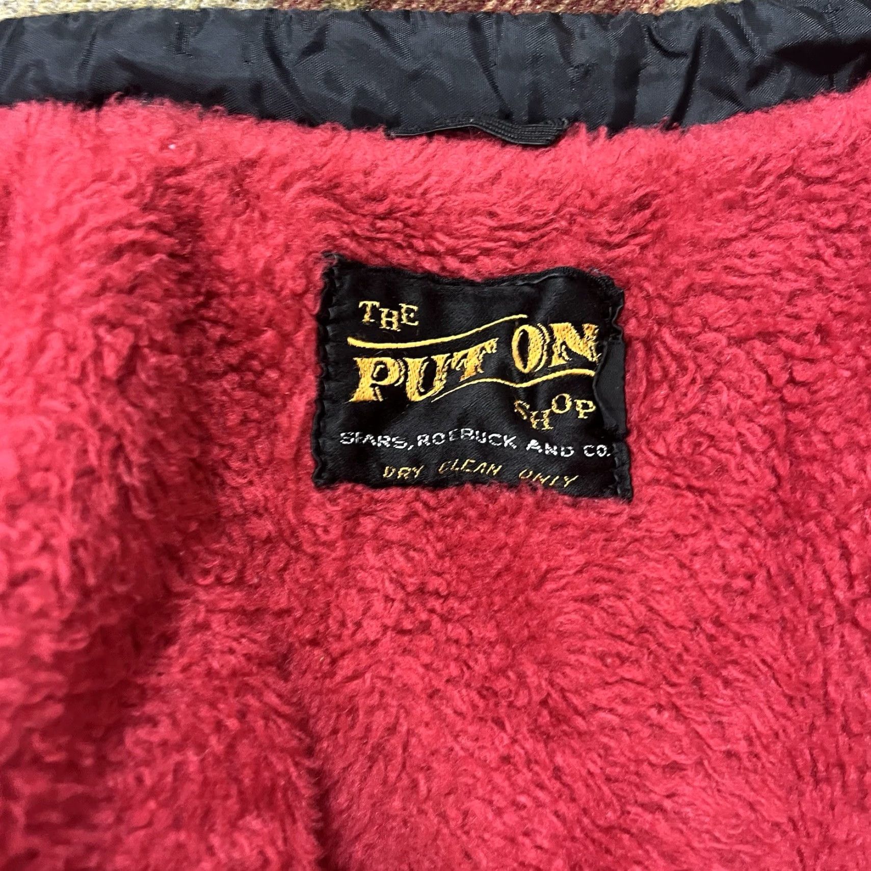 Sears VINTAGE Sears 1960s Chore Jacket Fleece Flannel Cotton Casual S Mens Red Size US S / EU 44-46 / 1 - 4 Thumbnail
