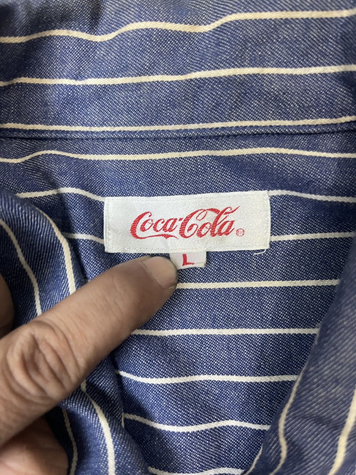 Coca Cola Vintage Coca Cola Shirt Jacket Size US L / EU 52-54 / 3 - 5 Thumbnail