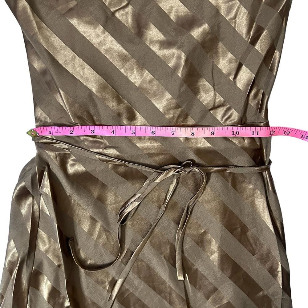 Lulus Lulus l NWT Sophisticate Bronze Satin Maxi Dress Small Size S / US 4 / IT 40 - 5 Thumbnail