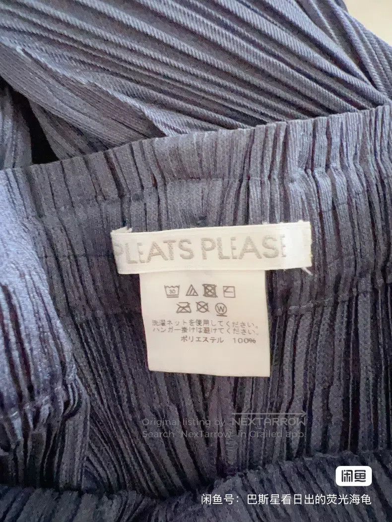Issey Miyake Issey Miyake size:3 Blue Pants Size 31" - 4 Thumbnail