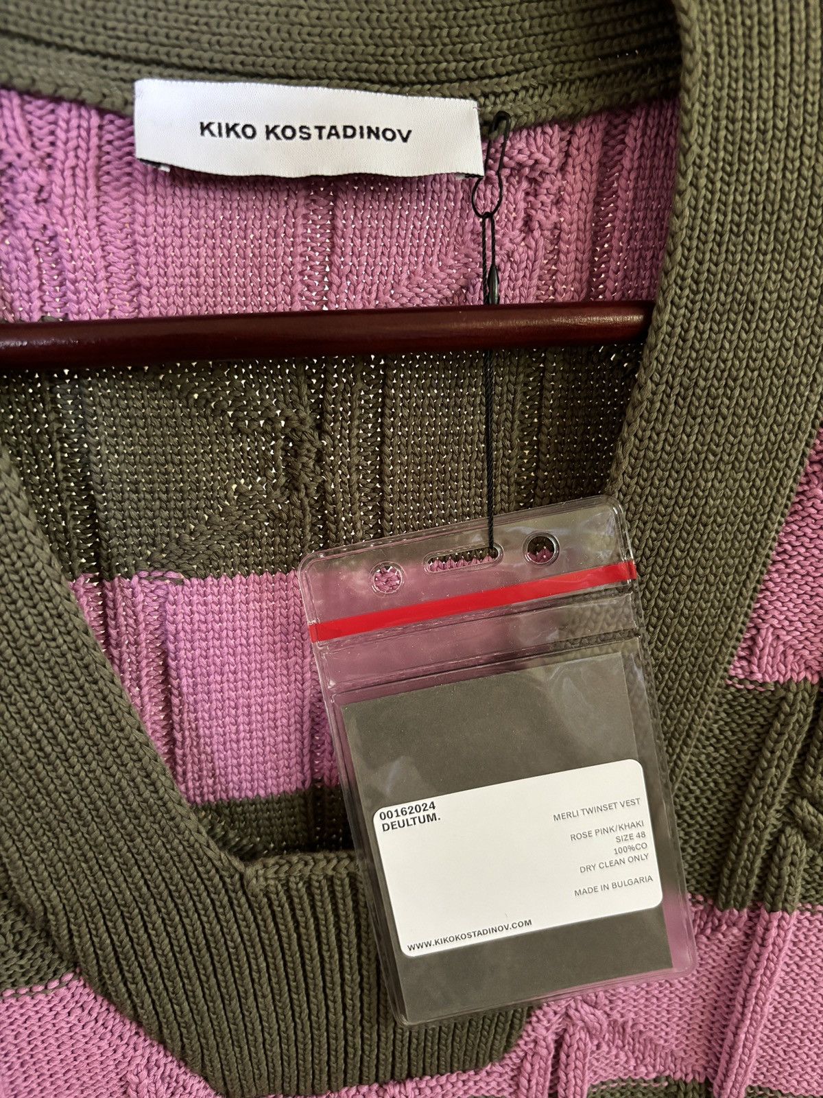 Kiko Kostadinov Kiko Kostadinov Merli Twinset Vest Size US M / EU 48-50 / 2 - 3 Thumbnail