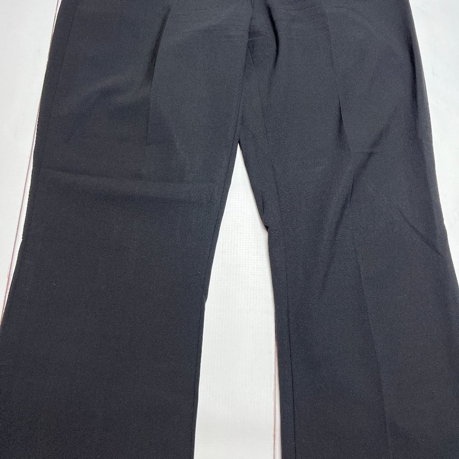 Hugo Boss Hugo Boss Tulia Virgin Wool Flare Trousers Black Size 4 Size 27" / US 4 / IT 40 - 11 Thumbnail