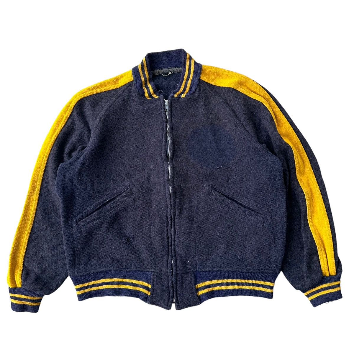 Vintage Vintage 70s wool varsity jacket Size US M / EU 48-50 / 2 - 1 Thumbnail