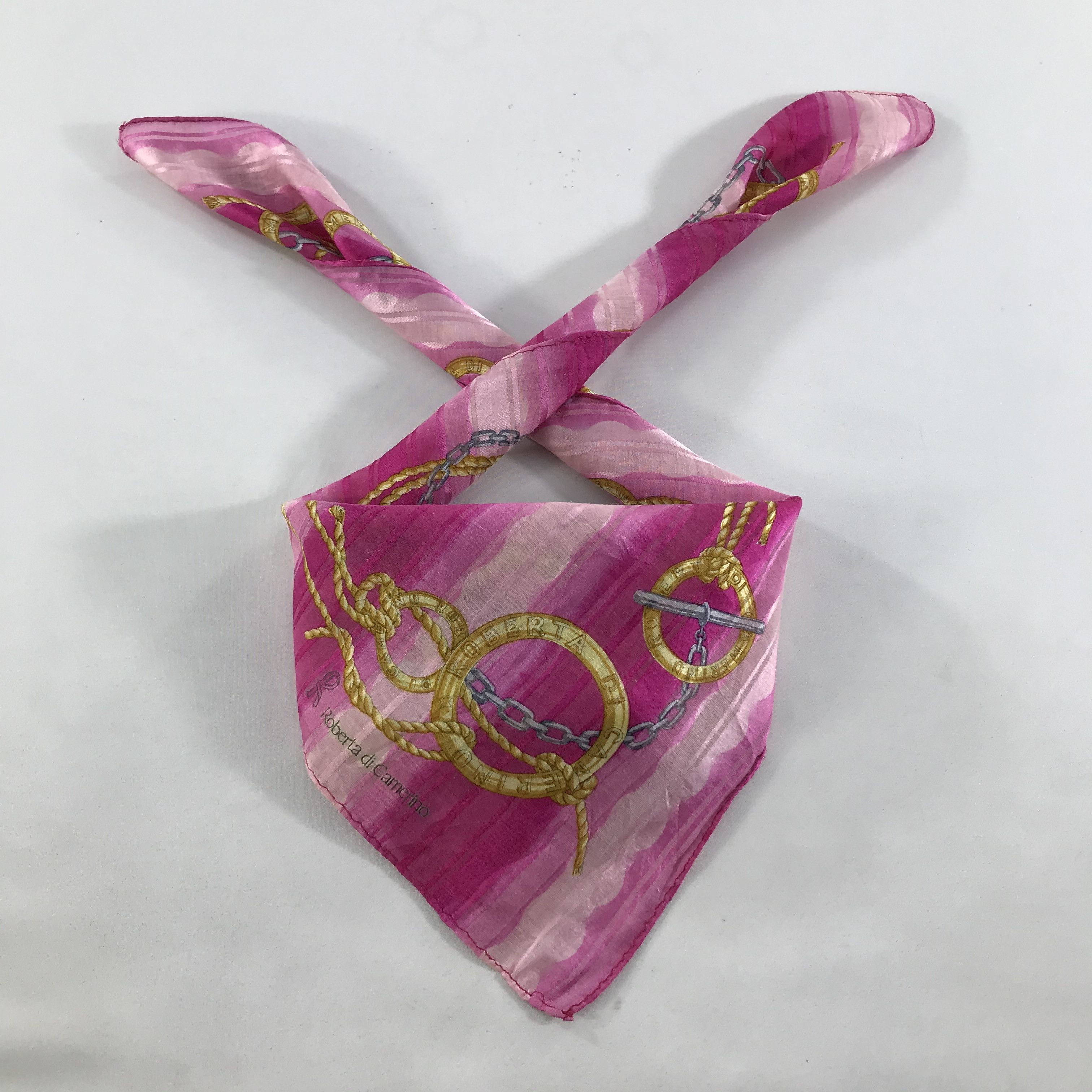 Roberta di Camerino × Vintage Roberta Di Camerino Bandana /Handkerchief/Neckerchief -S1367 Size ONE SIZE - 3 Thumbnail