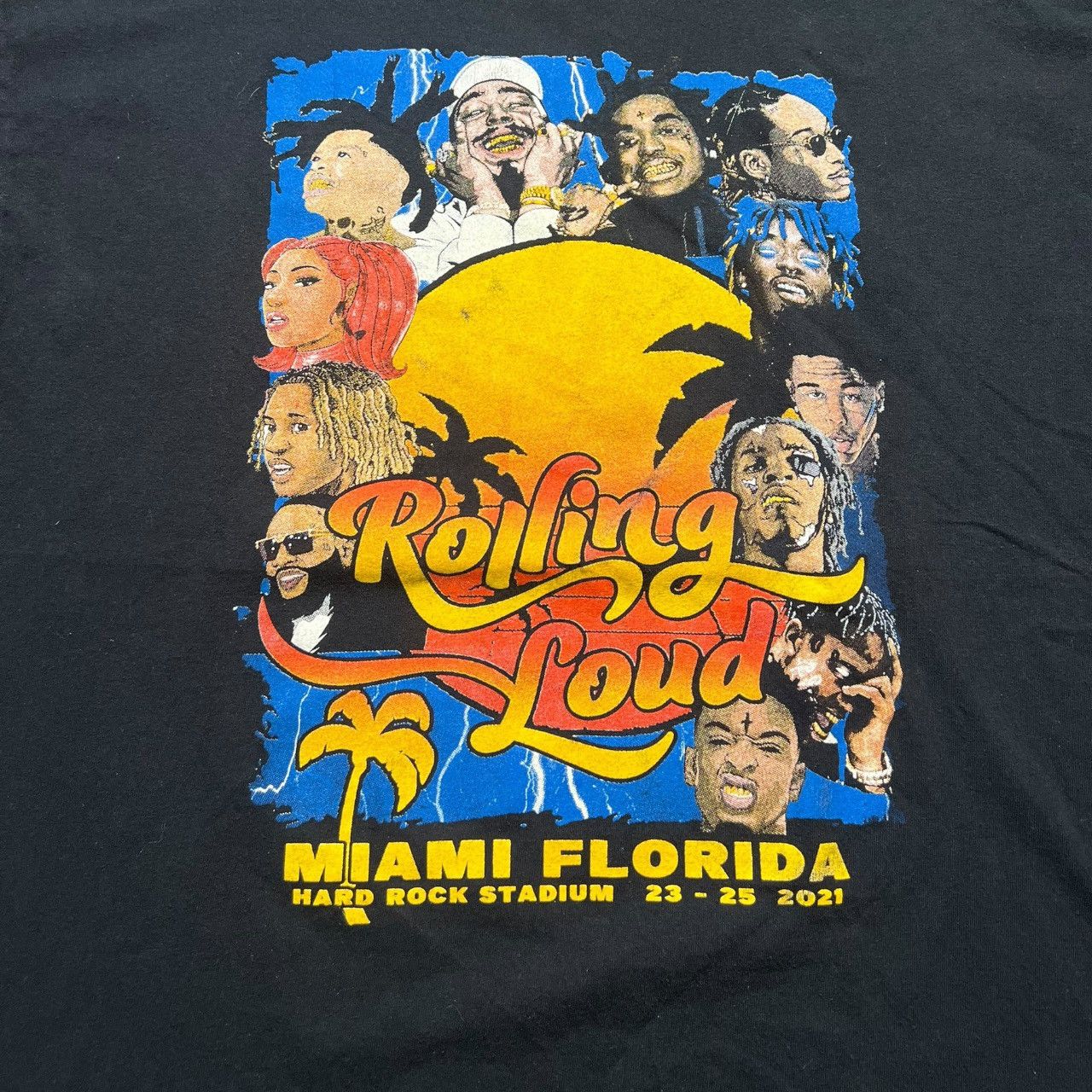 Rolling Loud Rolling Loud Miami Florida 2021 Rap Tee Size US M / EU 48-50 / 2 - 4 Thumbnail
