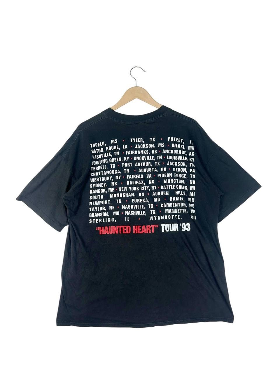 Band Tees × Vintage Vintage 90s Sammy Kershaw Haunted Heart 1993 Tour Size US L / EU 52-54 / 3 - 2 Thumbnail