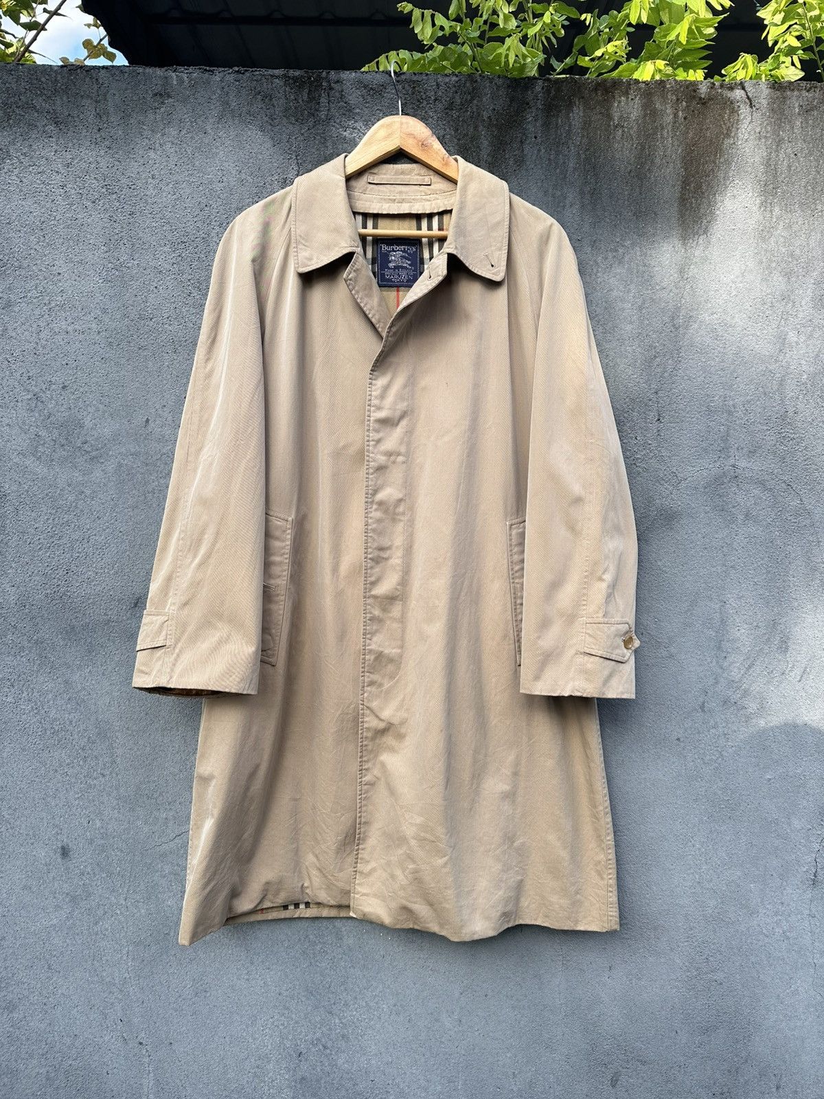 Burberry 👹Vintage Burberry’s Prorsum Maruzen Tokyo Trench Coat Size US L / EU 52-54 / 3 - 2 Thumbnail