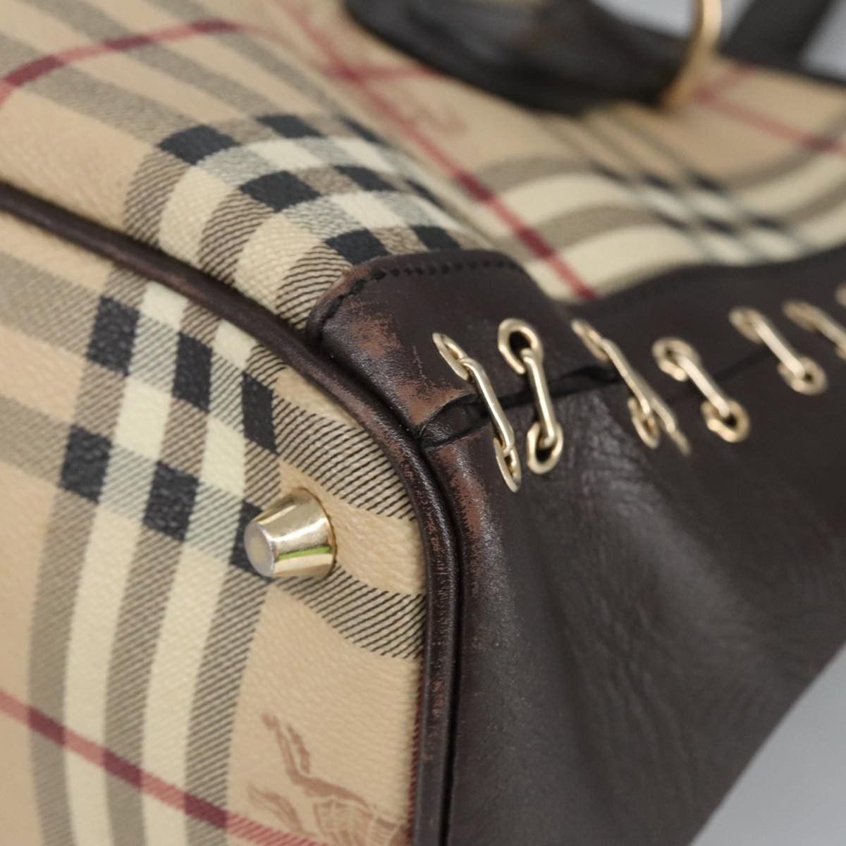Burberry Burberry Nova Check Shoulder Bag Pvc Beige Size ONE SIZE - 12 Thumbnail