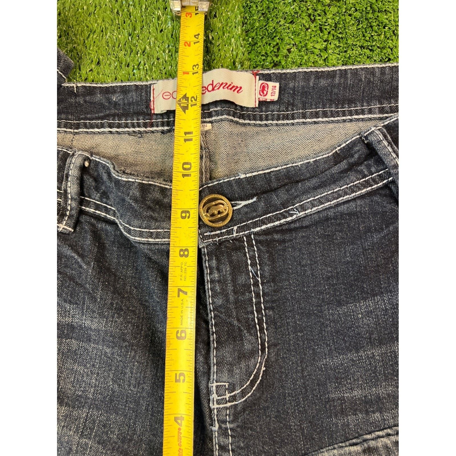 Ecko Unltd. Ecko Red Denim Jeans Womens 13/14 Mid Rise Size 32" / US 10 / IT 46 - 5 Thumbnail
