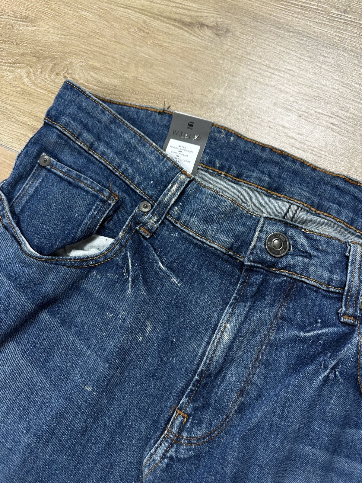 G-Star NEW🏷️ G-Star Raw Revend Super Slim Denim Jeans Size US 33 - 4 Thumbnail