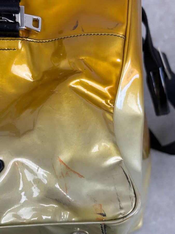 Prada Prada Gold Leather Ombre Travel Bag Size ONE SIZE - 14 Thumbnail