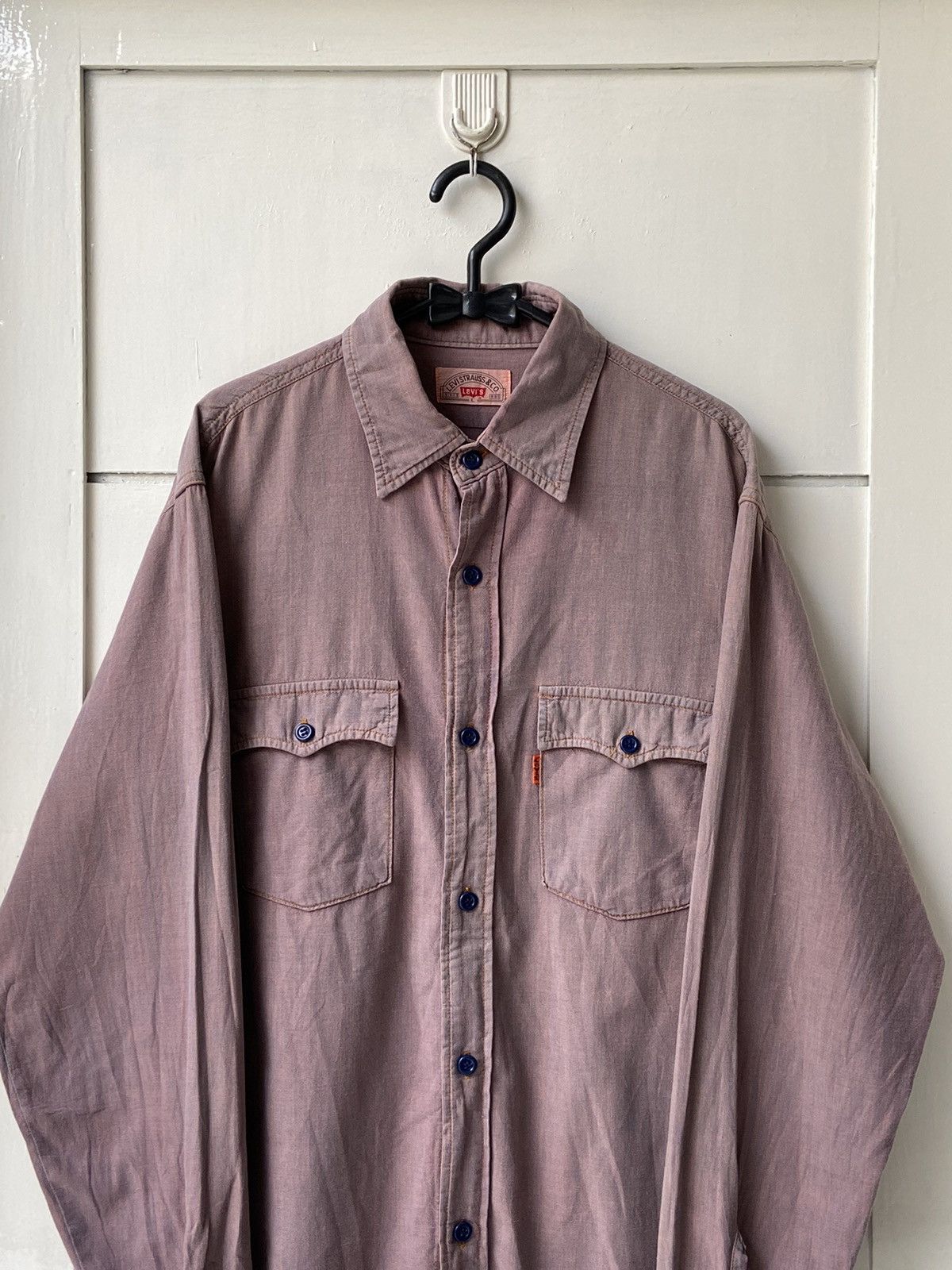 Levi's LEVI’STRAUSS & CO Orange Tab Shirt Size US S / EU 44-46 / 1 - 9 Thumbnail