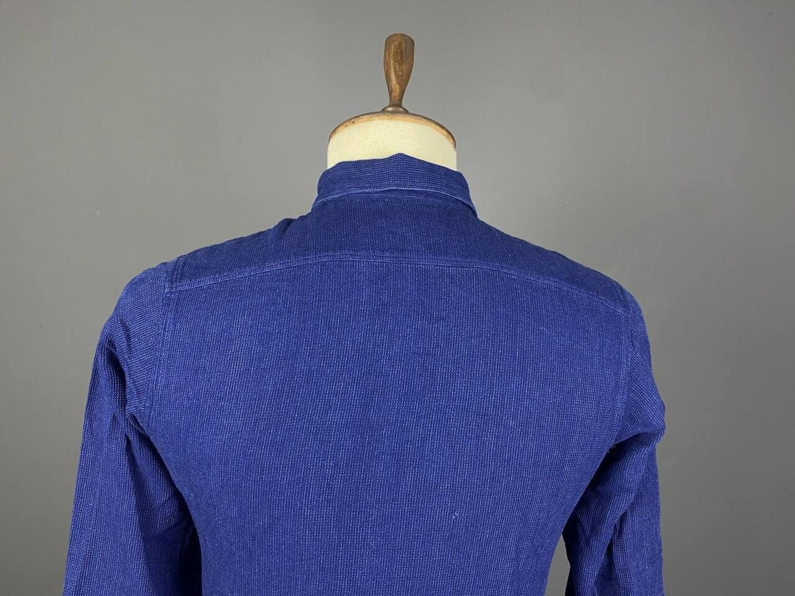 Folk Folk Blue Long Sleeve Button Down Summer Shirt Size 2 Size US M / EU 48-50 / 2 - 6 Thumbnail