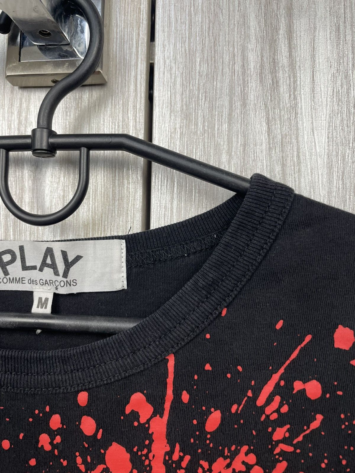 Comme des Garcons PLAY Comme Des Gargons Play Heart Splatter Tee Rare T Shirt Size US M / EU 48-50 / 2 - 7 Thumbnail