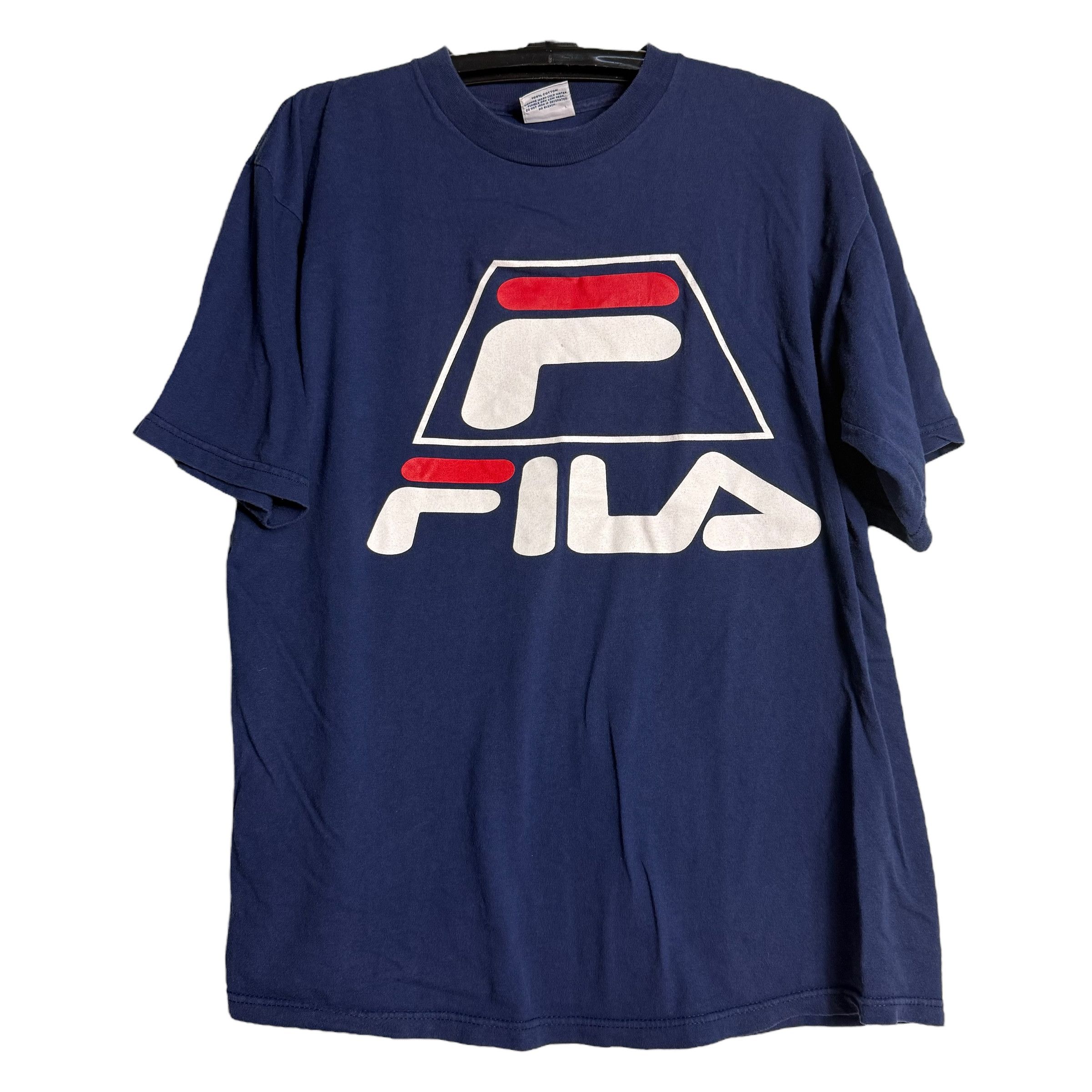 Fila 🔥RARE🔥Vintage 90s Fila Spell Out T-shirt Made in USA Size US M / EU 48-50 / 2 - 1 Thumbnail
