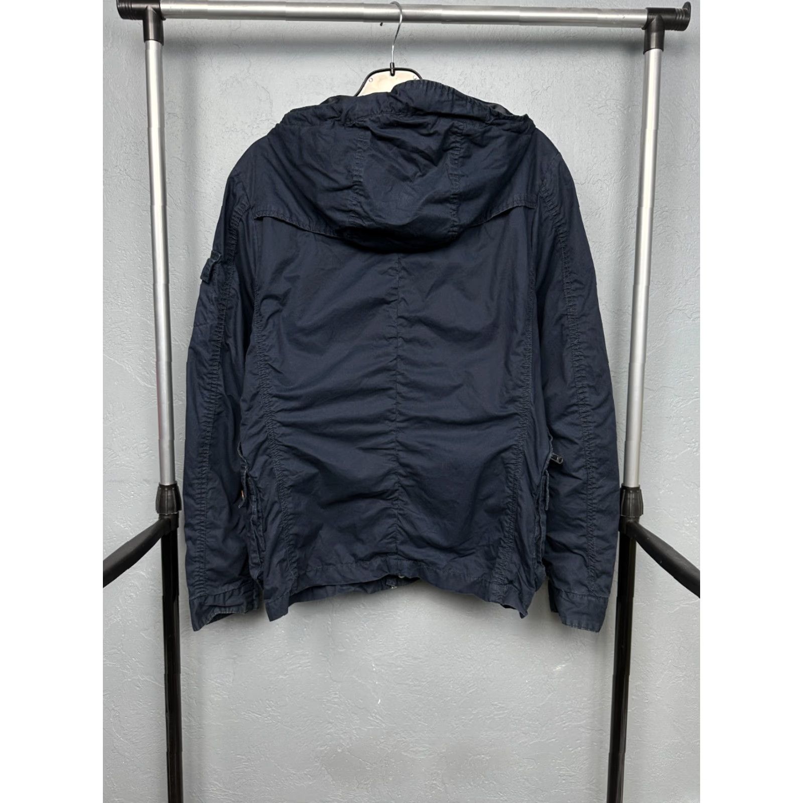 G-Star G Star Raw Mens Haines Hooded Jacket L Blue Windbreaker Hooded Jacket Mens L Blue G-Star Windbreaker Jacket Size US L / EU 52-54 / 3 - 6 Thumbnail
