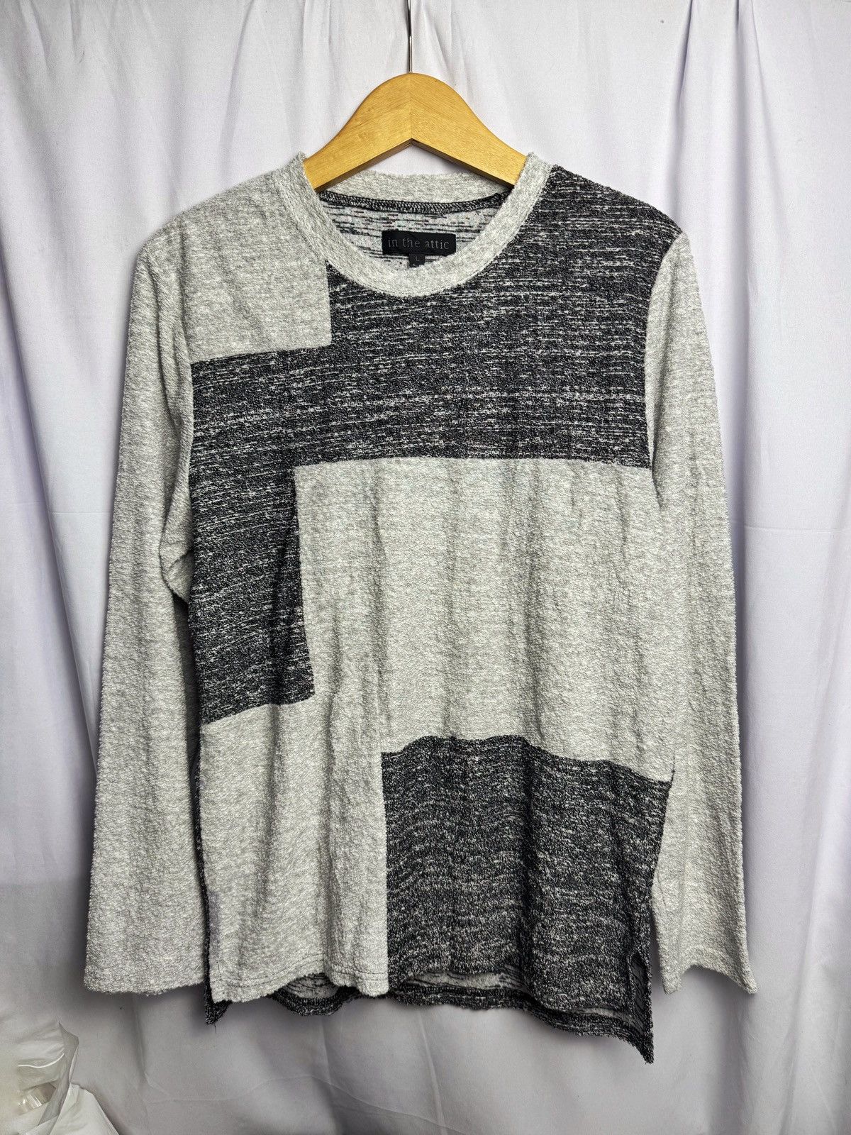 If Six Was Nine × Japanese Brand × Le Grande Bleu (L.G.B.) In The Attic Japanese Blocked Long Sleeve Size US L / EU 52-54 / 3 - 1 Thumbnail