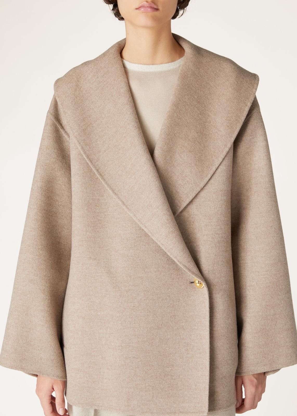 Loro Piana o1srvl11e1224 Enrique Cashmere Coat in Natural Brown Size XS / US 0-2 / IT 36-38 - 2 Thumbnail