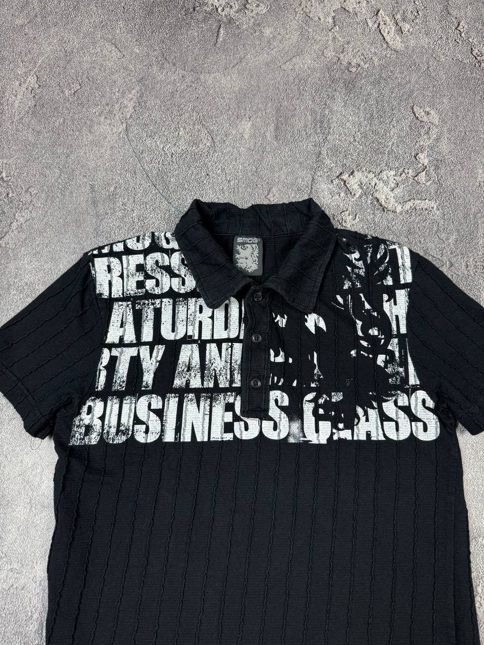If Six Was Nine Y2K Gothic Graphic Print Alt Polo 2000s Size US S / EU 44-46 / 1 - 4 Thumbnail