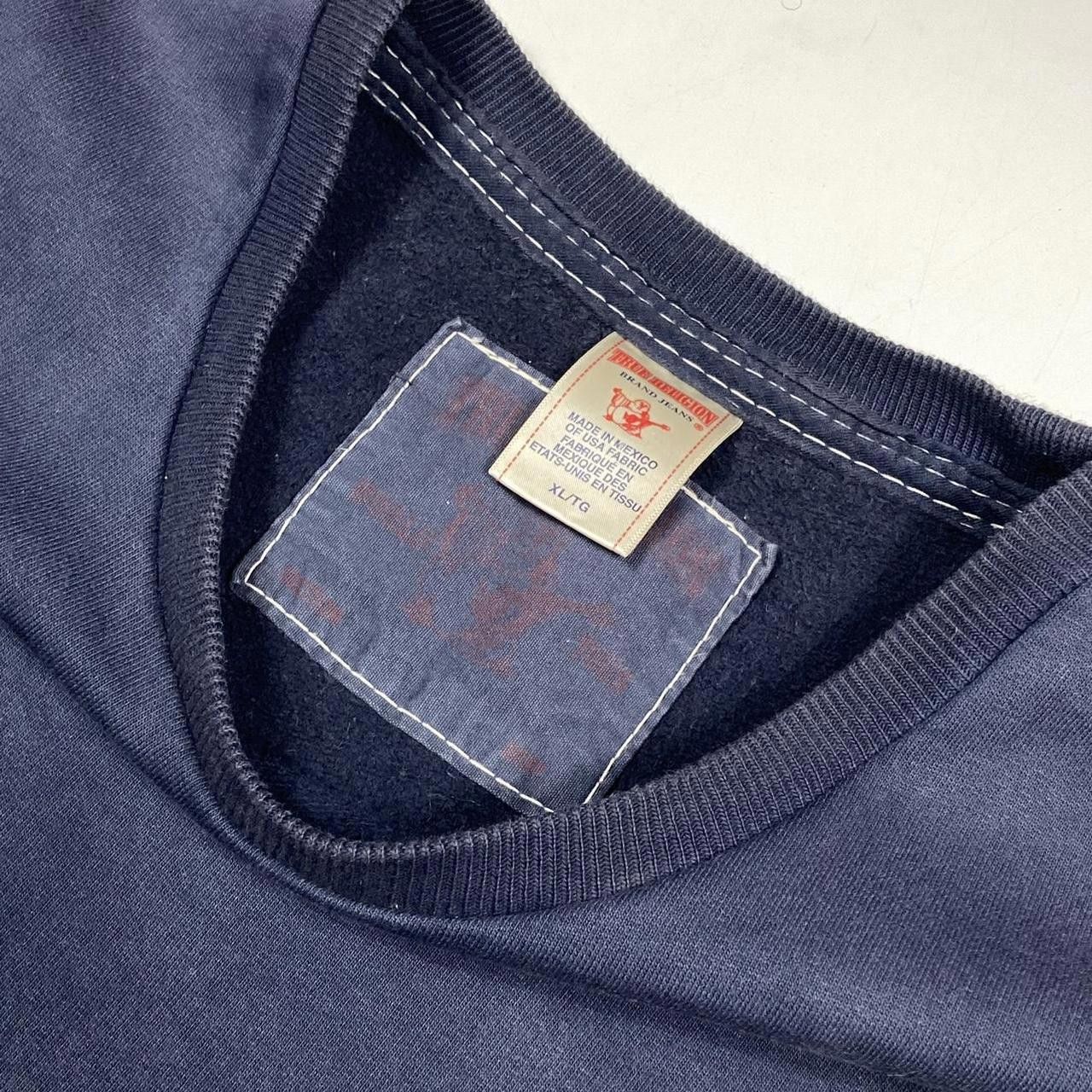True Religion True Religion Contrast Crewneck Pullover Size US XL / EU 56 / 4 - 4 Thumbnail