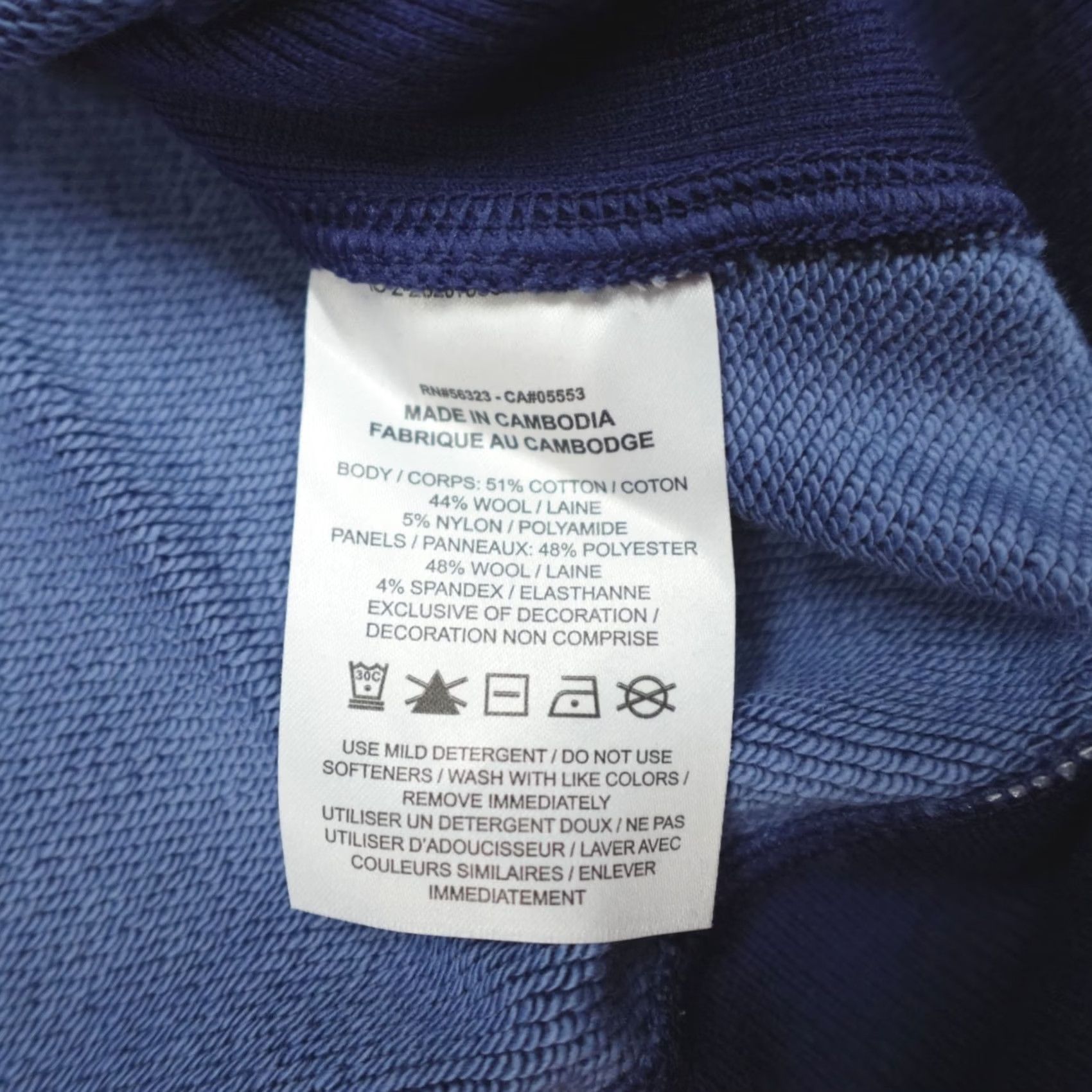 Nike Nike Wool Classics 1/4 Zip Relaxed Fit Sweater XS Blue Void FV4891-492 Size US XS / EU 42 / 0 - 6 Thumbnail