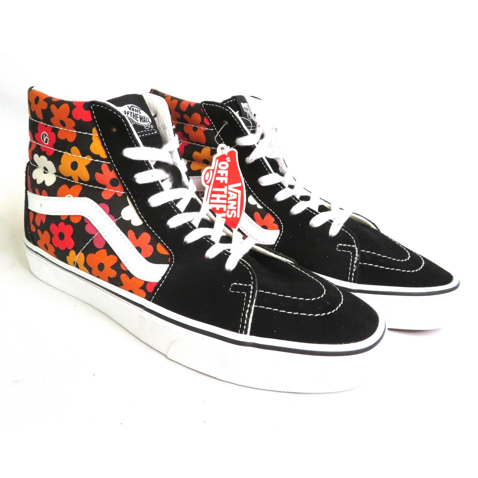Vans New VANS Retro Flower Power Sk8 Skateboard Hi-Top Sneakers Size US 10 / EU 43 - 1 Thumbnail