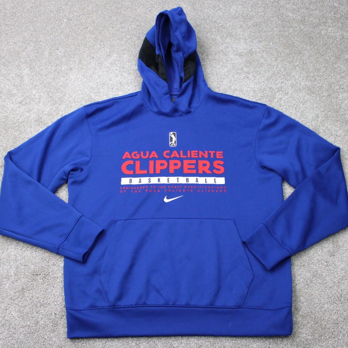 Nike Nike Agua Caliente Clippers Hoodie Mens Medium Blue Dri-Fit Hooded Sweatshirt Size US M / EU 48-50 / 2 - 2 Thumbnail