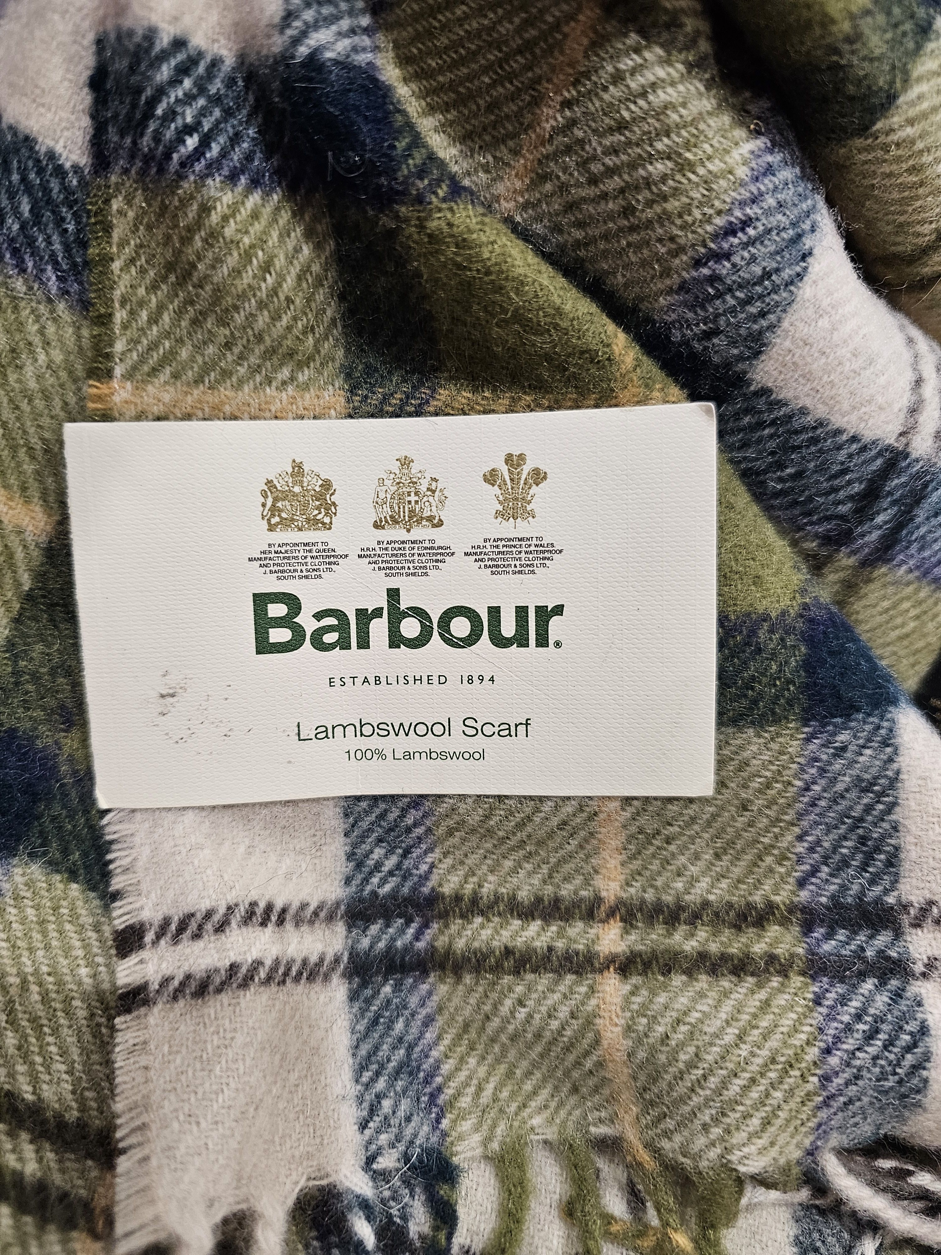 Barbour Barbour Tartan Lambswool Scarf Size ONE SIZE - 5 Thumbnail