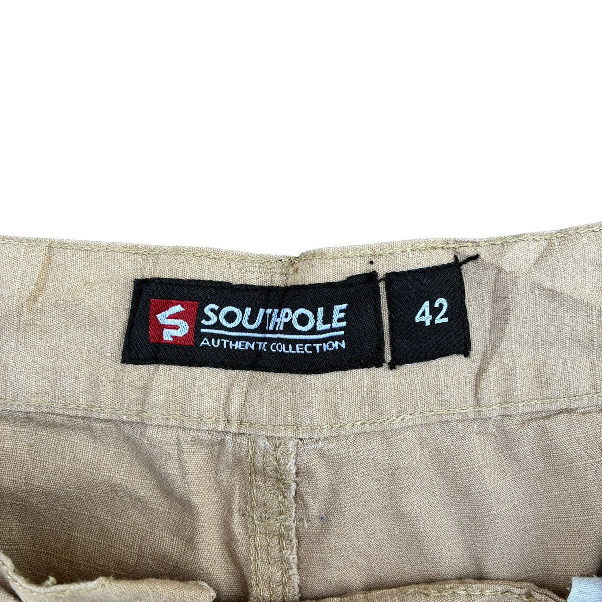 Southpole Southpole Cargo Khaki Rip Stop Shorts Size US 42 / EU 58 - 3 Thumbnail