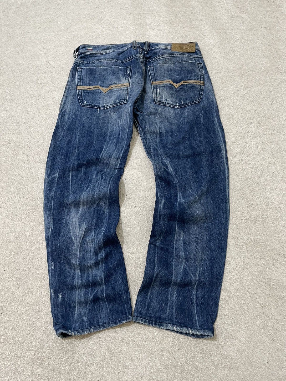 Diesel Diesel Zatiny Vintage Denim Rare Faded Button Fly Y2K Japan Size US 32 / EU 48 - 9 Thumbnail