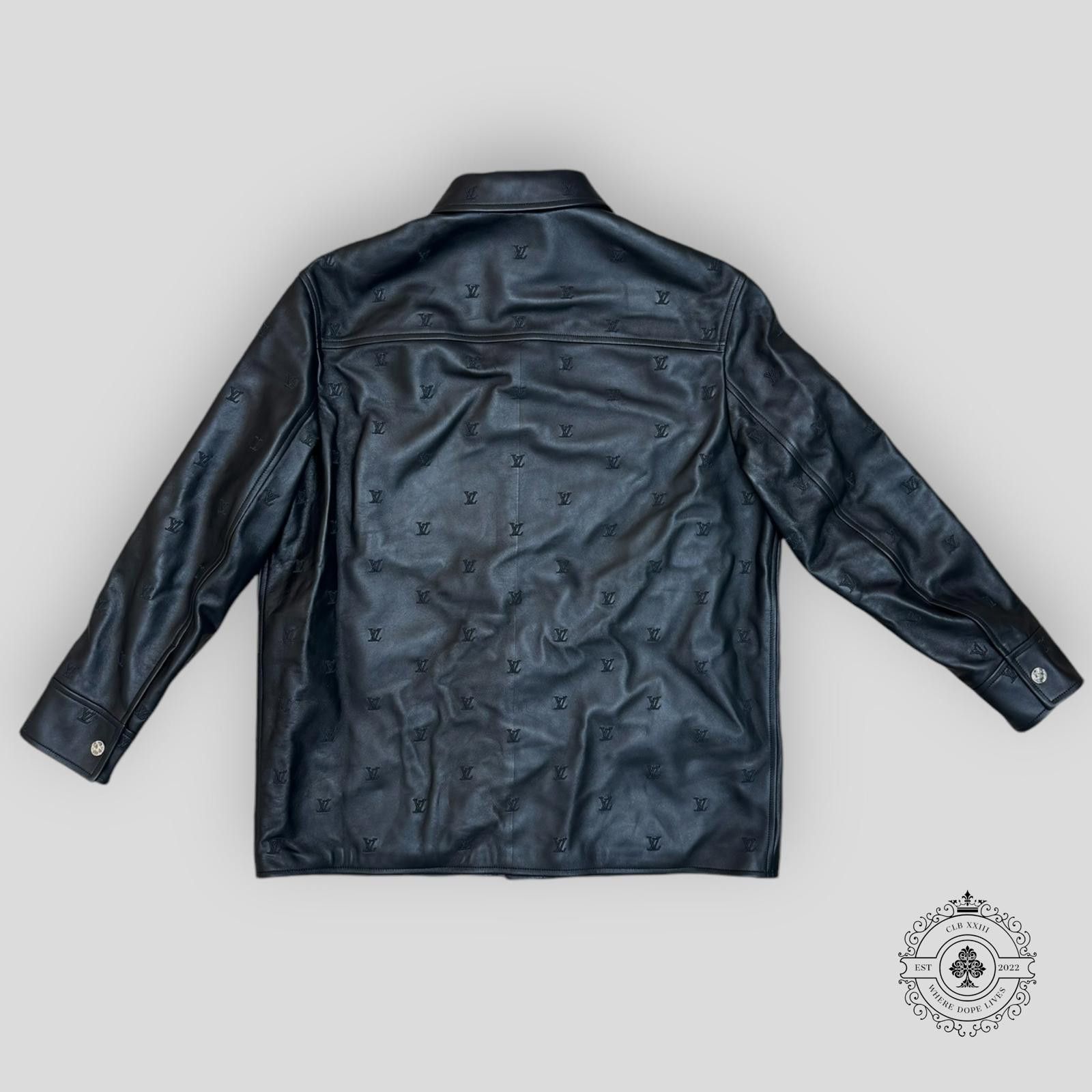 Louis Vuitton Louis Vuitton Embroidered Leather Signature Overshirt Size US M / EU 48-50 / 2 - 3 Thumbnail