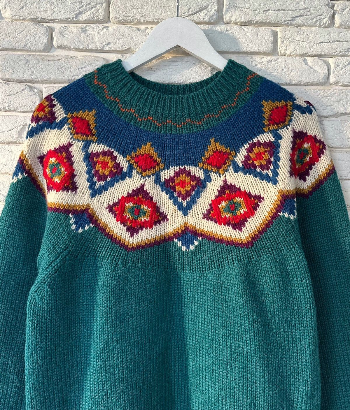 Vintage Tulchan Cable Knit Wool Sweater Jumper Cardigan Men's Size M Size US M / EU 48-50 / 2 - 3 Thumbnail
