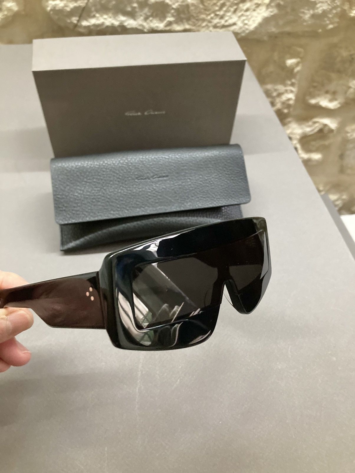 Rick Owens WORN ONCE / Rick Owens PHLEG Sunglasses Size ONE SIZE - 3 Thumbnail